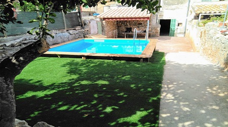 Piscina sobre suelo desmontable Manacor-Mallorca, piscinas superficie-sobresuelo Mallorca,